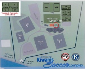 Soccer Complex Map