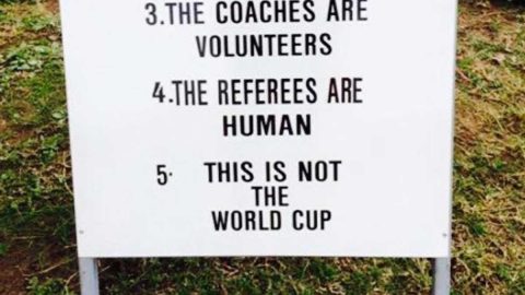 This is not the world cup sign
